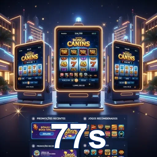 Slots do jogo Bongo Canins disponíveis no 77s.