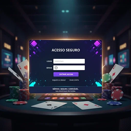 Tela do app 77s com sportsbook, acesso à conta e cadastro